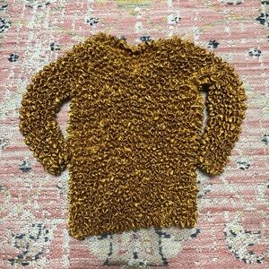 Vintage Gold Popcorn Top